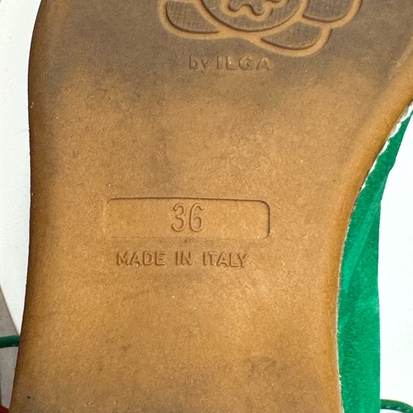 Nordstrom Green Leather Oxfords - Picture 5 of 6